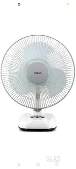 Rechargeable Fan with LED Light 3 Speed Mode