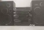 Philips vintage power house, working condition with 3 way speakers