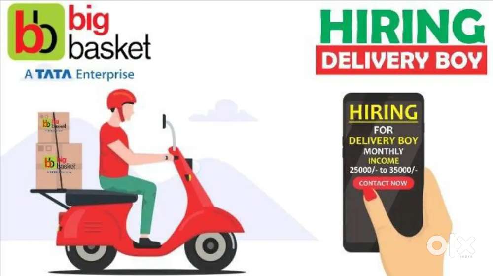We are Hiring delivery partner Fresher or Experience Free joining