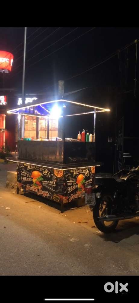Steel Counter for fast food stall 8/4th