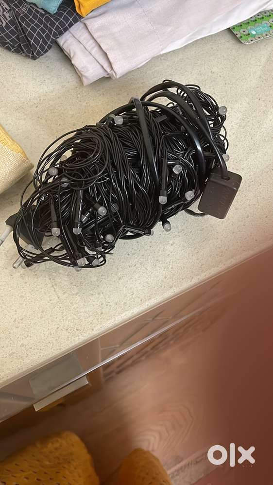 Light decoration with multicoloured