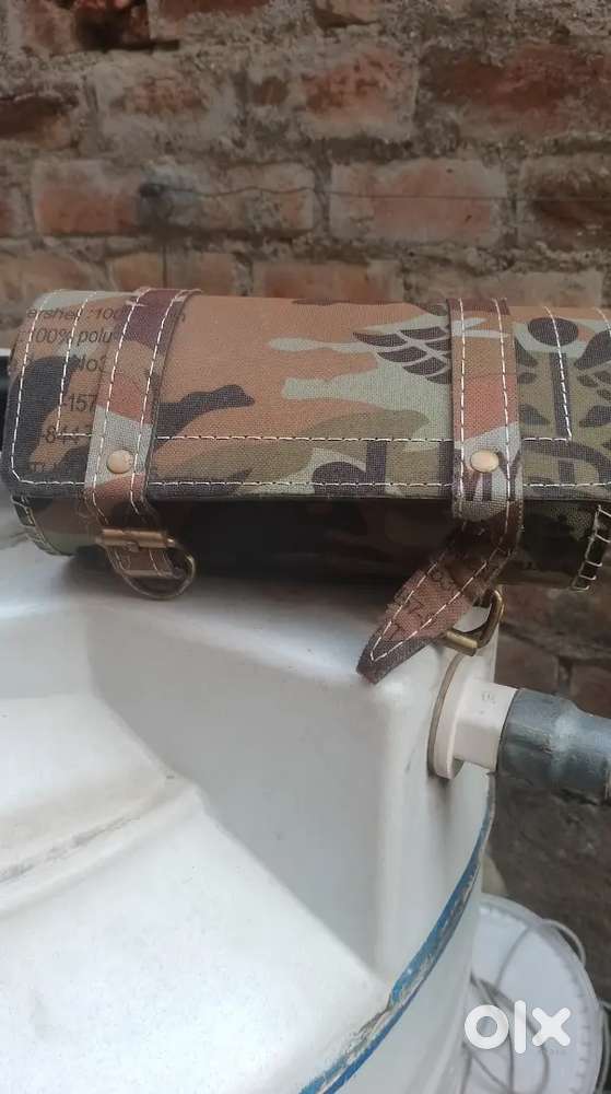 Bullet Army Colour Round Tool Bag Bike Luggage Box