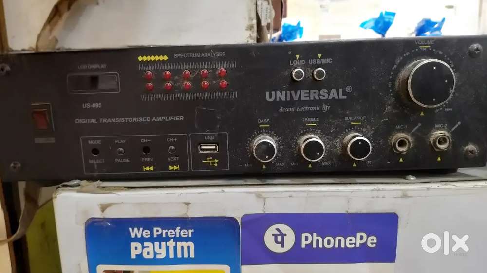 Amplifier universal heavy well condition & Delton heavy woofer sound