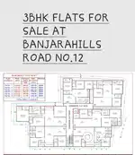 3BHK FLATS FOR SALE AT BANJARAHILLS ROAD NO.12 NEAR VIRINCHIHOSPITAL