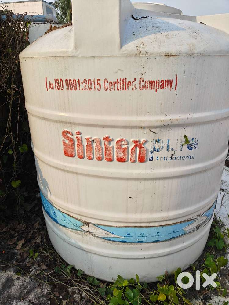 1000 litre Sintex used antibacterial water tank, cheap rate 5000