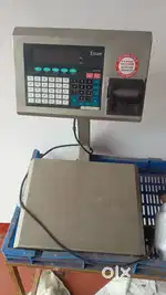 Receipt printing weighing machine