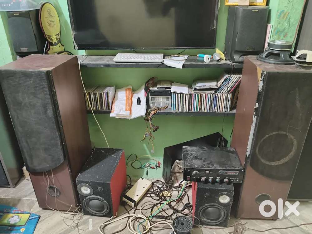 Sub box JBL 1300 12ich ,Dainty 2.1 t line speaker tower box