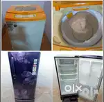 Fridge and washing machine LG and videocon