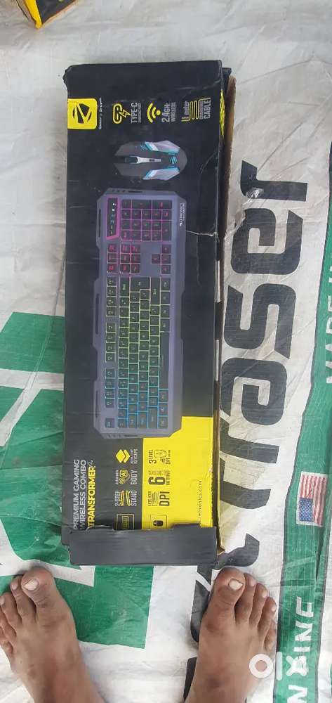 Zebronics key board with mouse Brand new condition available 30 to 40