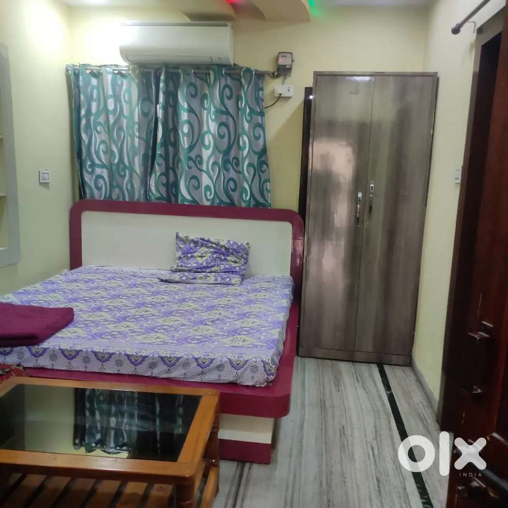 AC FURNISHED 1RK - ROOM, KITCHEN, TOILET AT WRIGHT TOWN JABALPUR