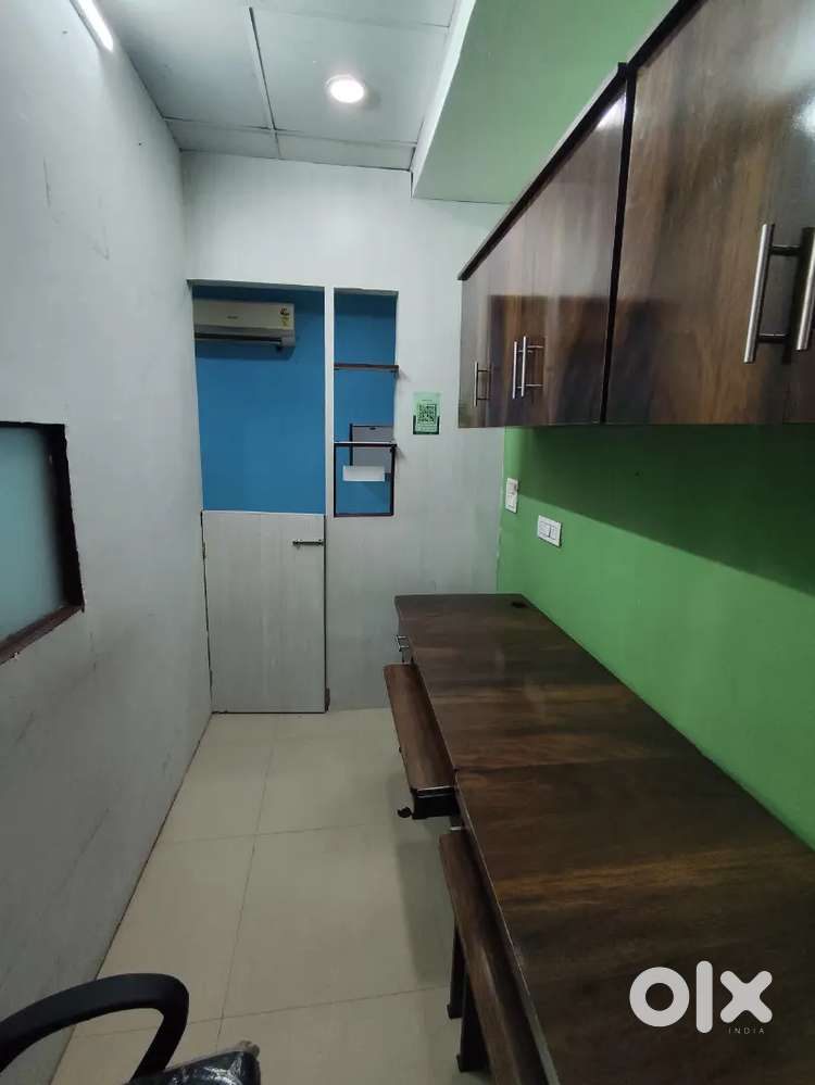 Fully furnished office with attached kitchen and 24 hrs power backup