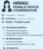 Female Office assistant