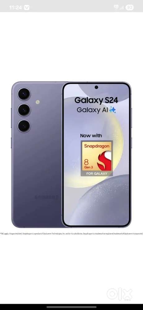 Samsung S24 128GBJust 9 Days Old! Brand New Condition indian Variant