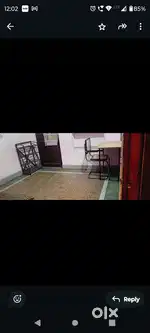 Room with fridge water purifier bed chair