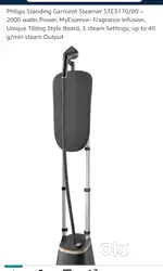 Philips Standing Garment Steamer STE3170/80 – 2000 watts Powe
