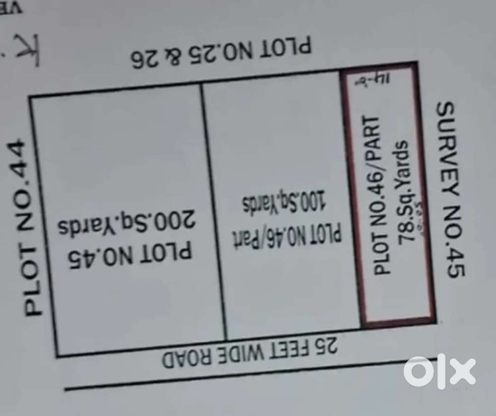 178 Sq Yds Open Residential Plot For Sale in Chilkur Municipality