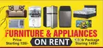Furniture appliances on RENT