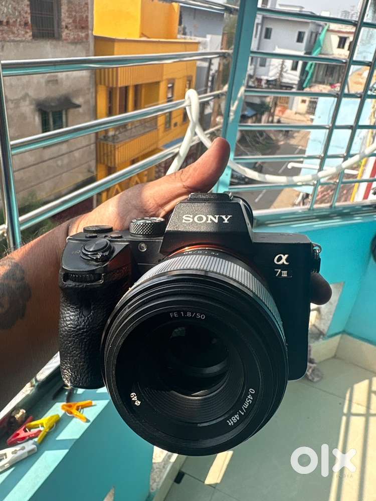 Sony a73 with sony 50 mm 1.8 neat  condition