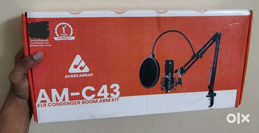 Audio Array AM-C43 XLR Condenser Mic & AI-12 Steaming Console (Combo)