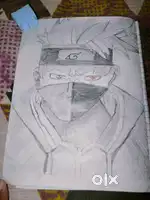 SKETCH OF KAKASHI HATAKE
this sketch is made by a little girl