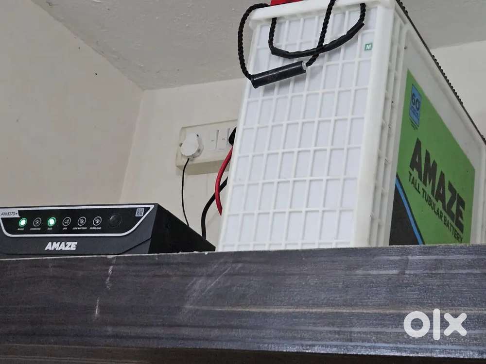 Inverter with battery