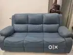 Big blue sofa