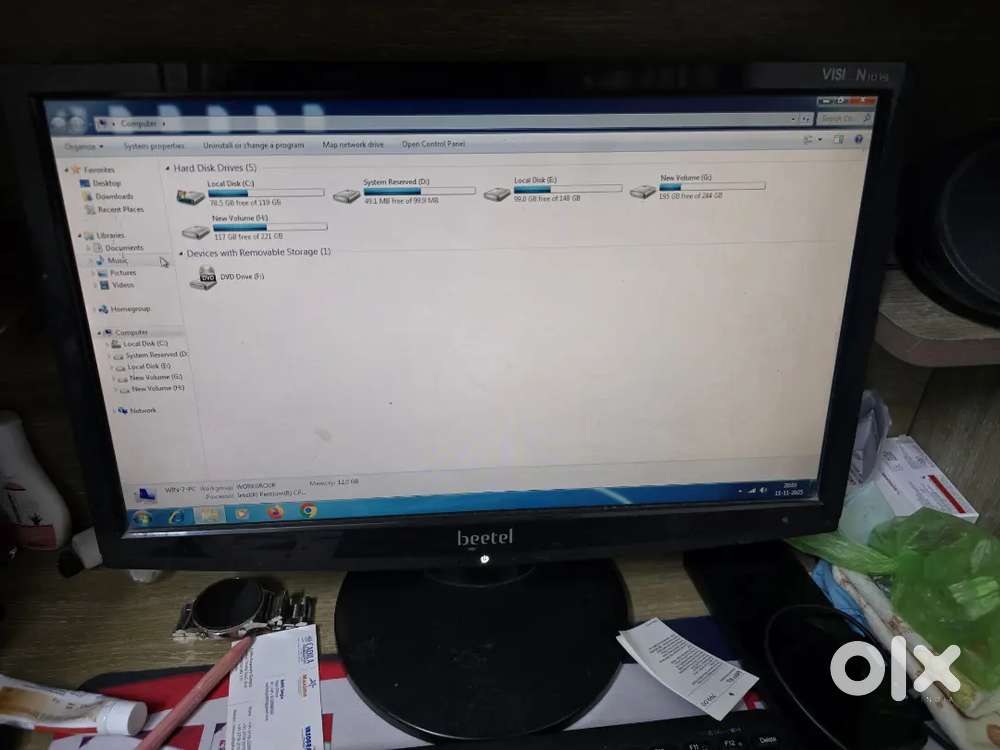 Computer 128GB ssd with 12 GB ram