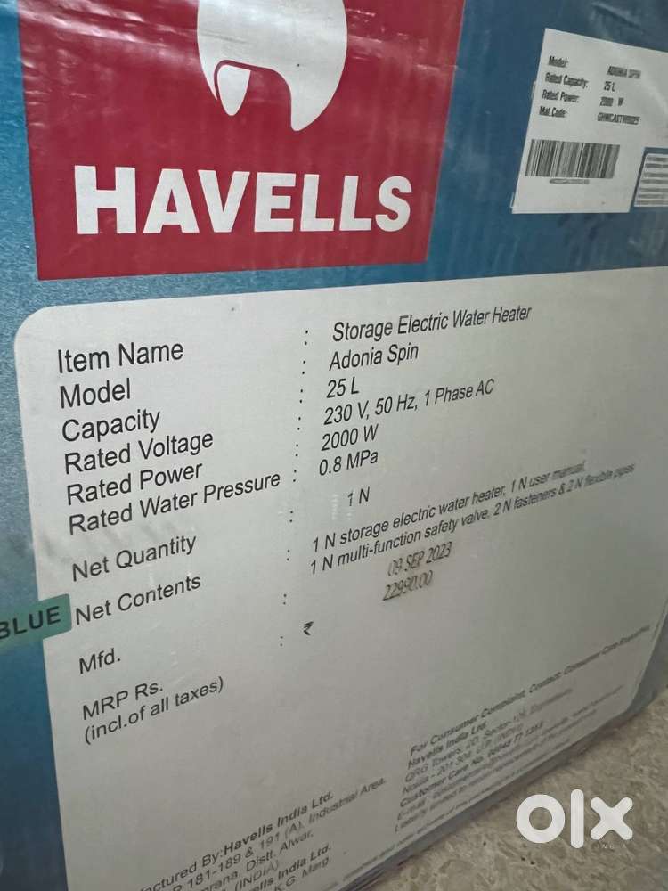Havells Adonia Spin 15 Litre Storage Water Heater