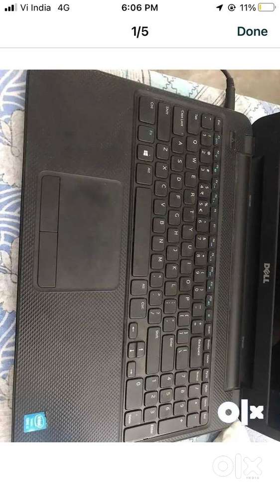 Dell laptop in good condition, only battery dead