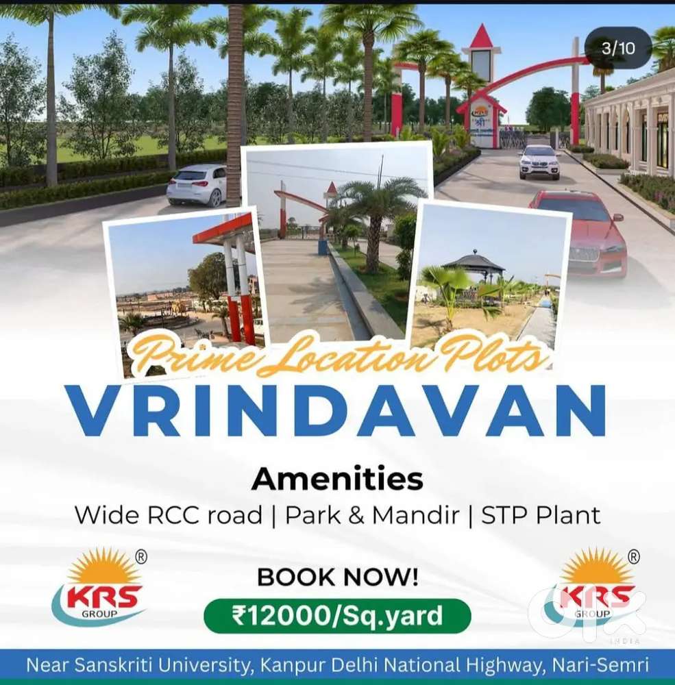 Plot IN Vrindavan_Nari Semri _छाता गोवर्धन On Road Gated Project