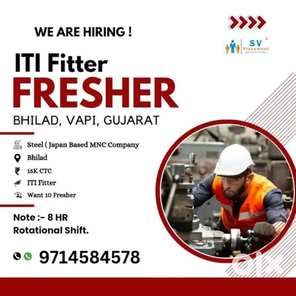 ITI Fitter Freshers