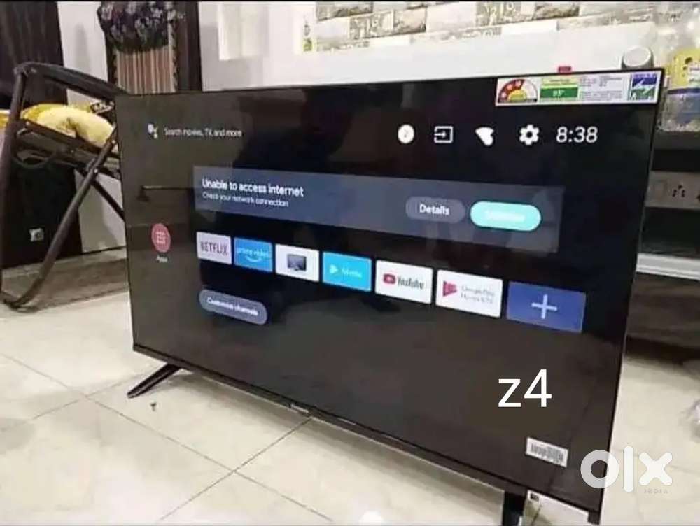 WARRANTY ON SIDE 1 YEAR LED TV 32 INCH   INCH SMART ANDROID 4K TV