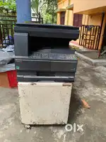 Xerox machine with stand