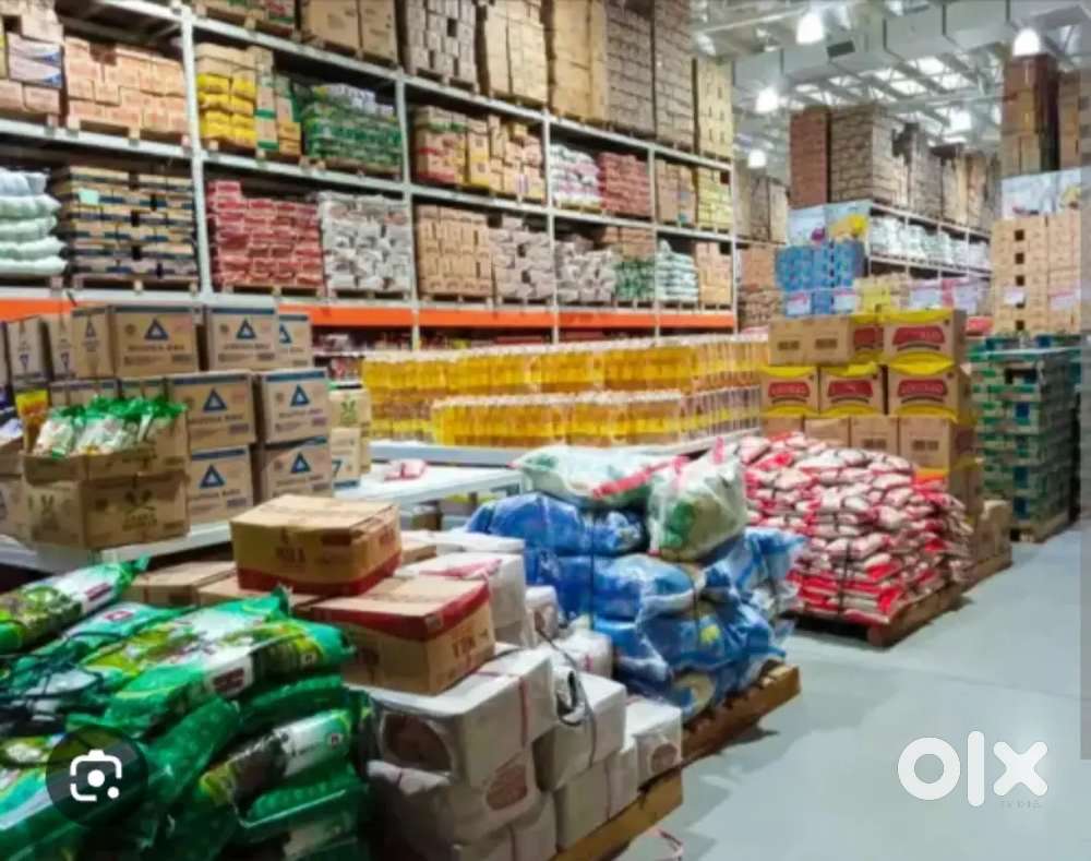 Grocery warehouse packing job