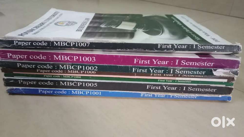 MBA 1st & 2nd Semester Books – New Condition