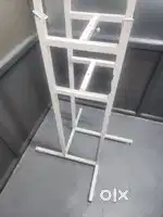 Free Standing Rack White FOUR WAY DISPLAY STAND, For textile