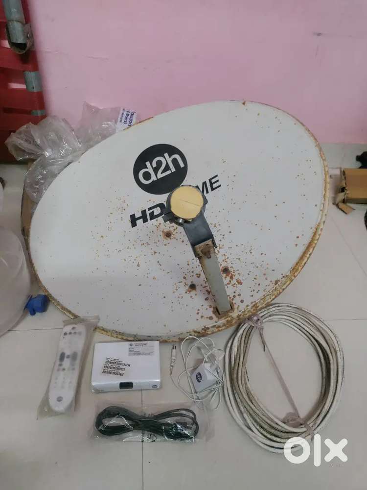 D2h antena with full asseseries with water bottle