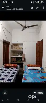 Rent for ladies, girls, bachelors, in bed system