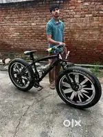 Fat bike fully black colour