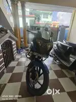 Pulsar 220f blue and black colour