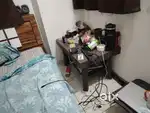 Haier washing machine, Goodrej Refrigerator Bed , Table and chairs
