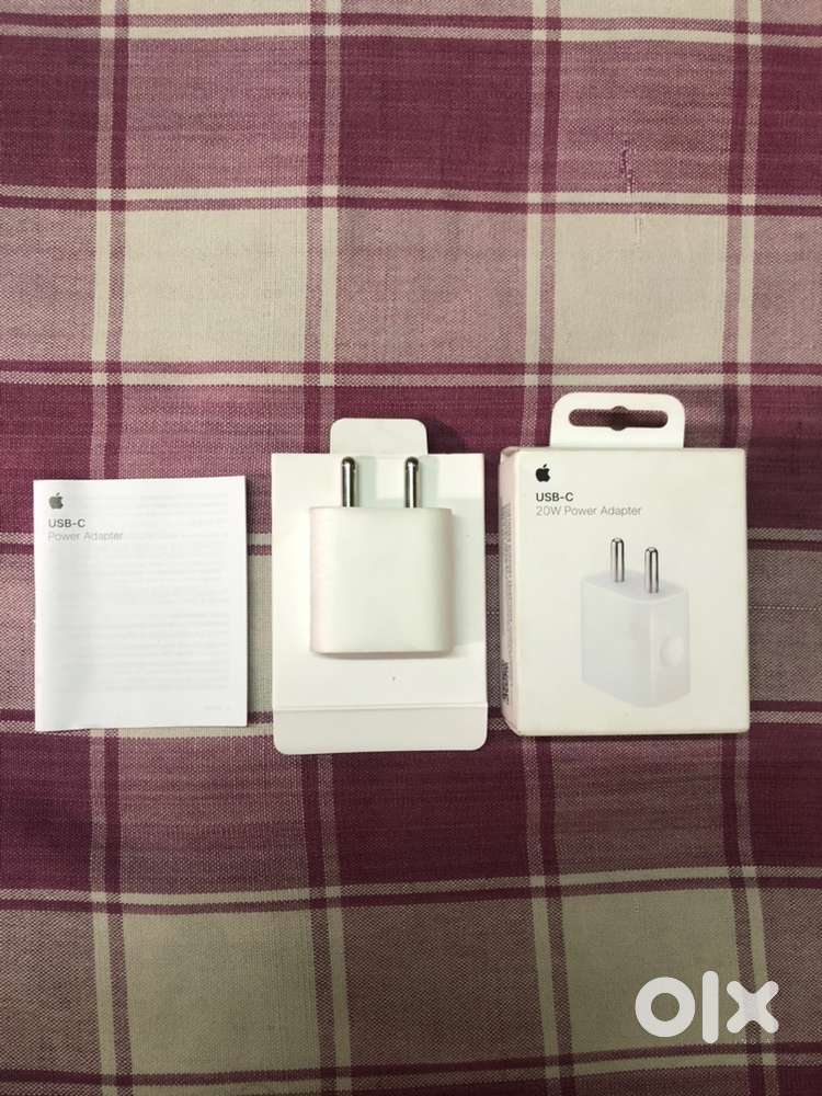 Iphone 20w type c orignal adapter 12 day old with gst bill