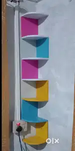 Corner shelves