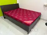 Godrej Queen Bed with Kurlon mattress (Price negotiable)