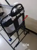 Baby Cradle With Mosquito Net & Storage Lion Shaped