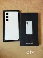 Samsung galaxy s23 256 GB cream colour box accessories with bill