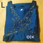 Transparent Jewel Neck kurti - Budget buy