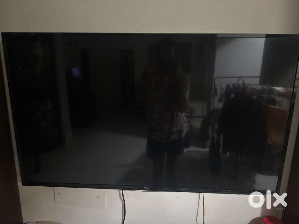 A fully functional and working television of the brand VU. 50 inches