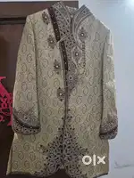 Wedding shervani with Dhoti
