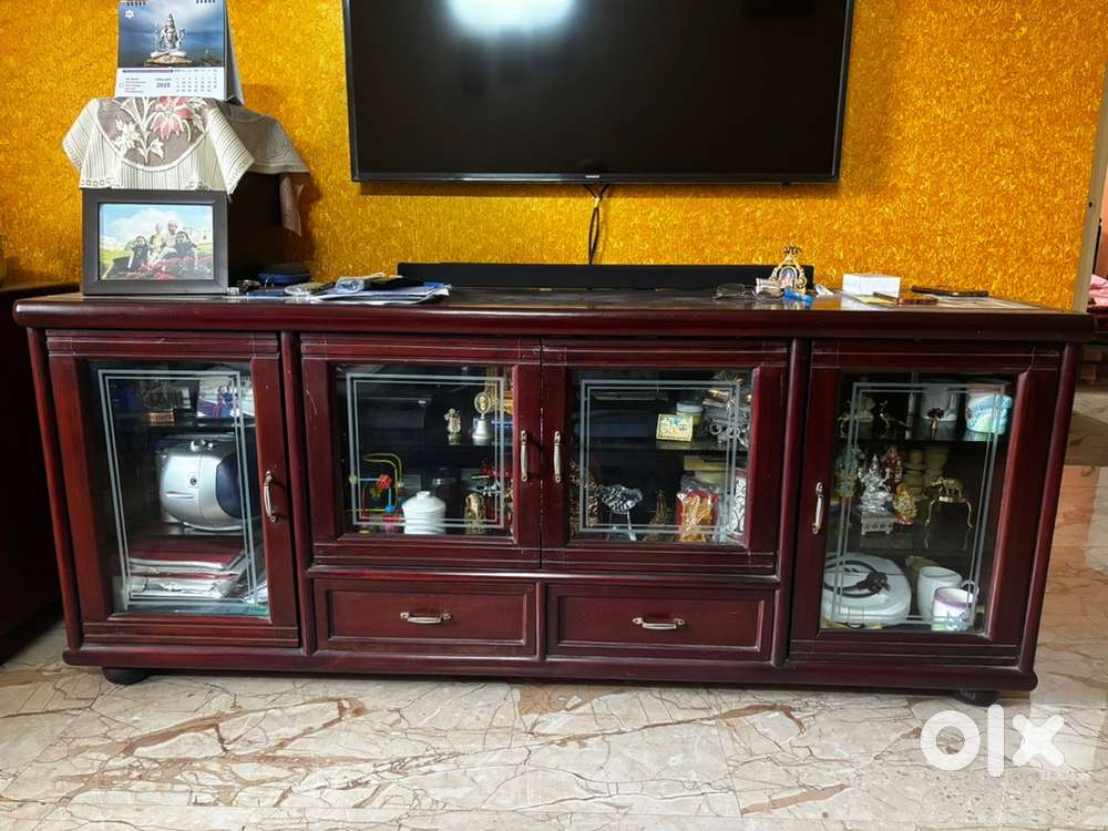 TV table cum showcase